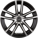 MEISTERWERK WHEELS MW15 Black Polished (BKF)
